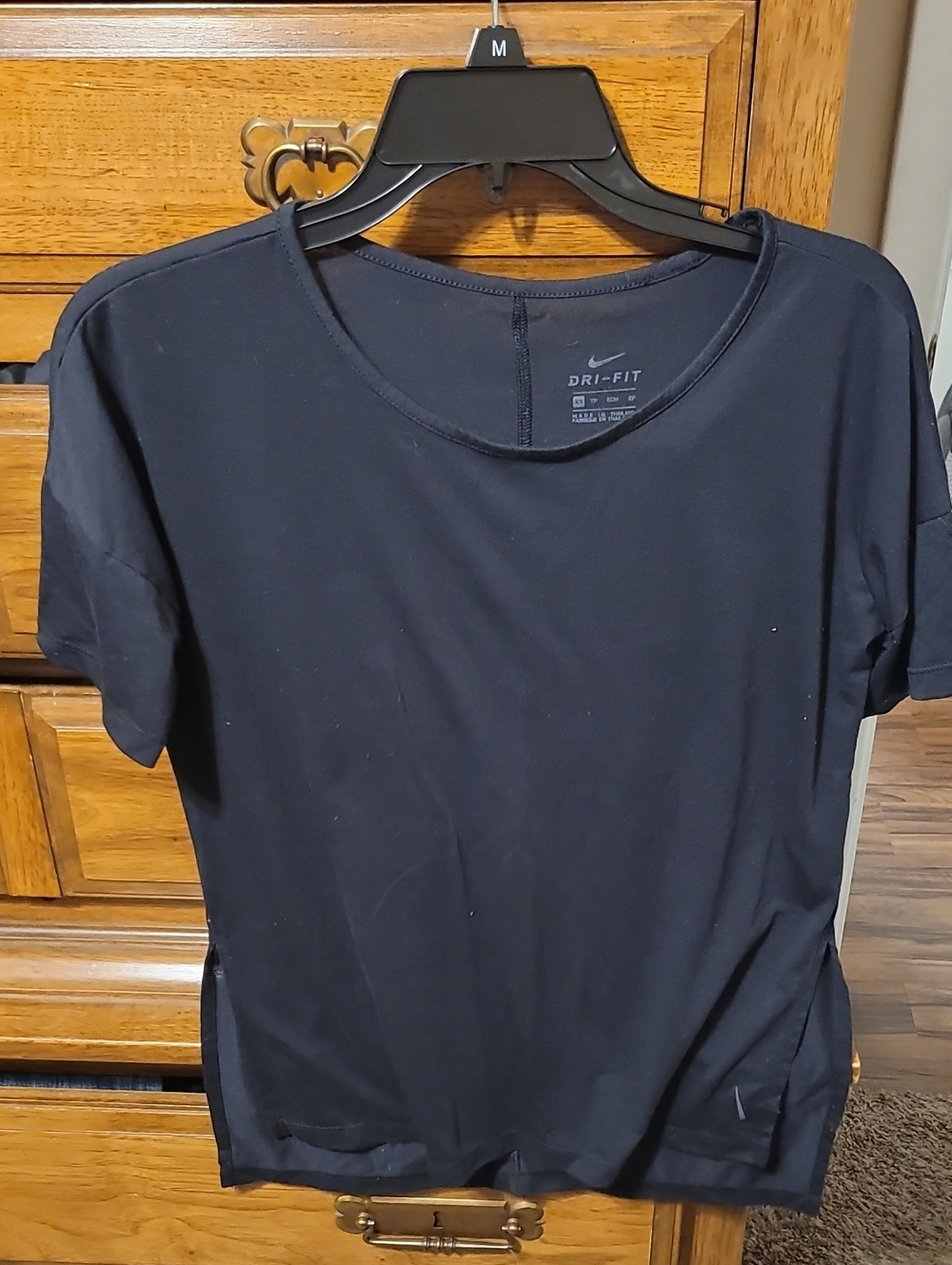 Nike Black Dri-FIT Short Sleeve Crew Tee